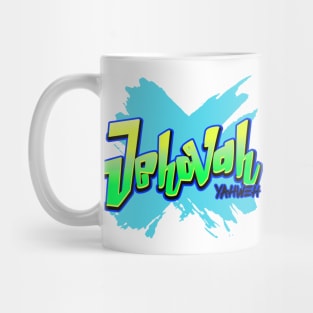 Jehovah-Yahweh Spray Paint Christian Mug